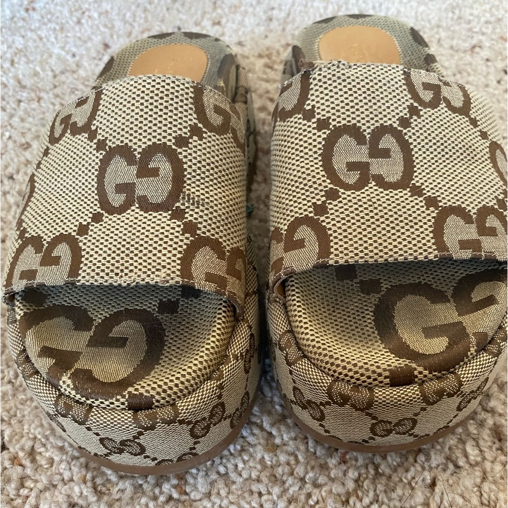 Gucci Platform Slide Sandal